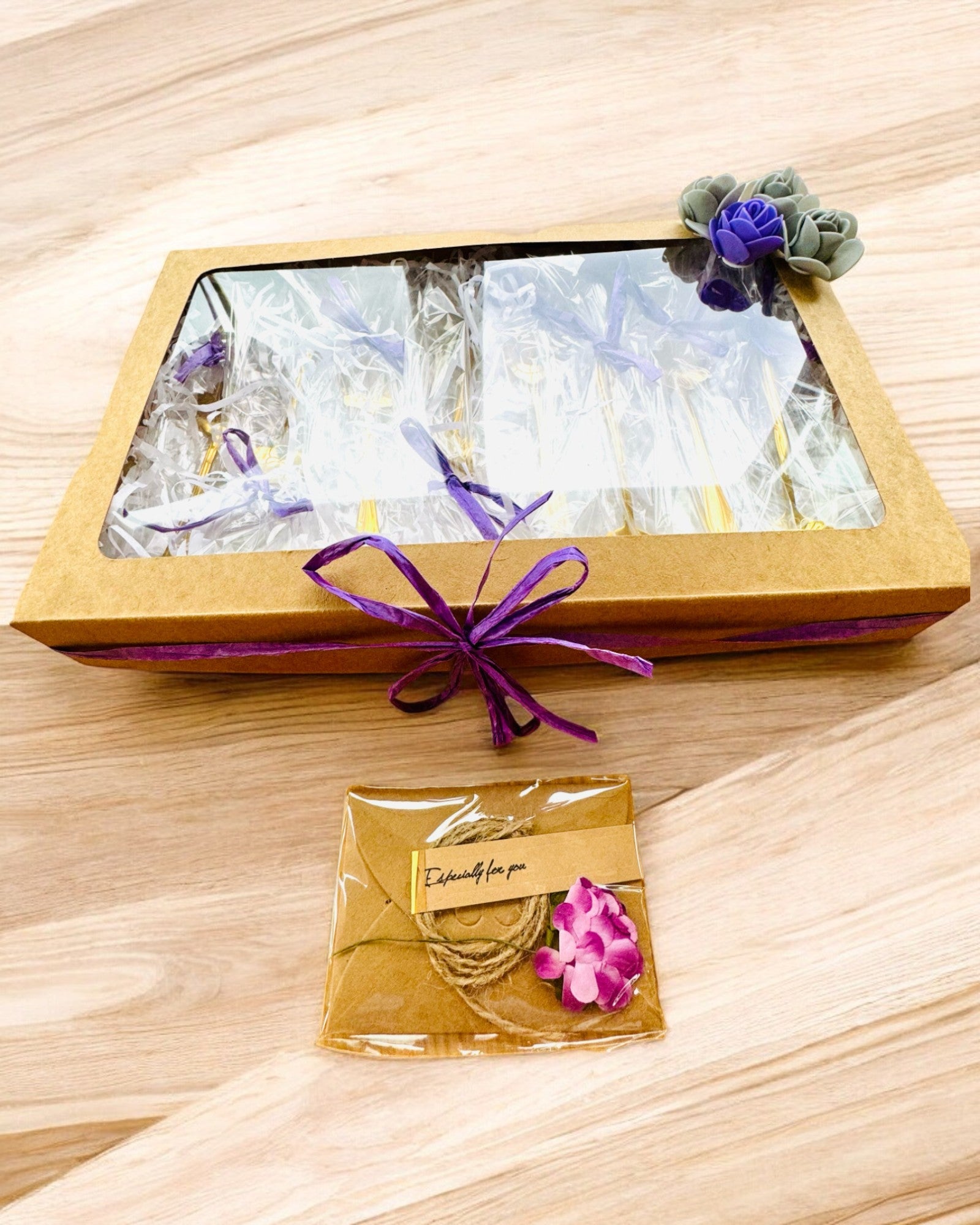 "Floral Rhapsody" Spoon Set - personalized engraving for a gift, 2 variants to choose from