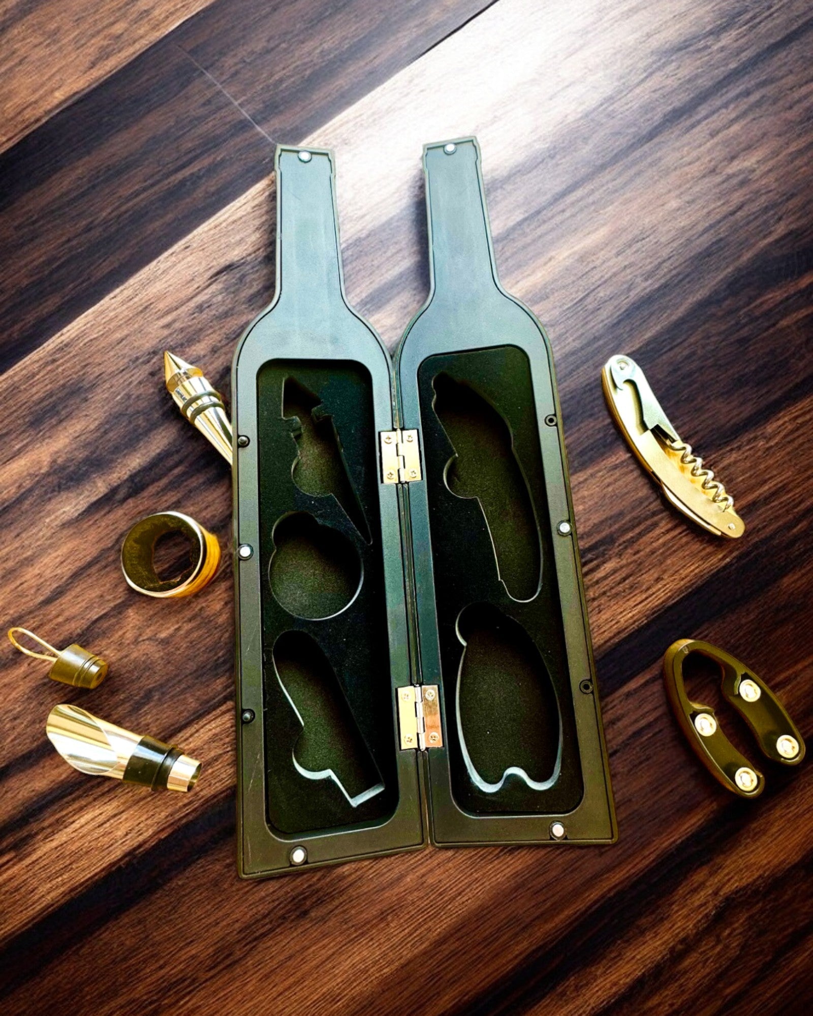 "Sommelier's Delight" Wine Set - personalization with engraving available for a gift