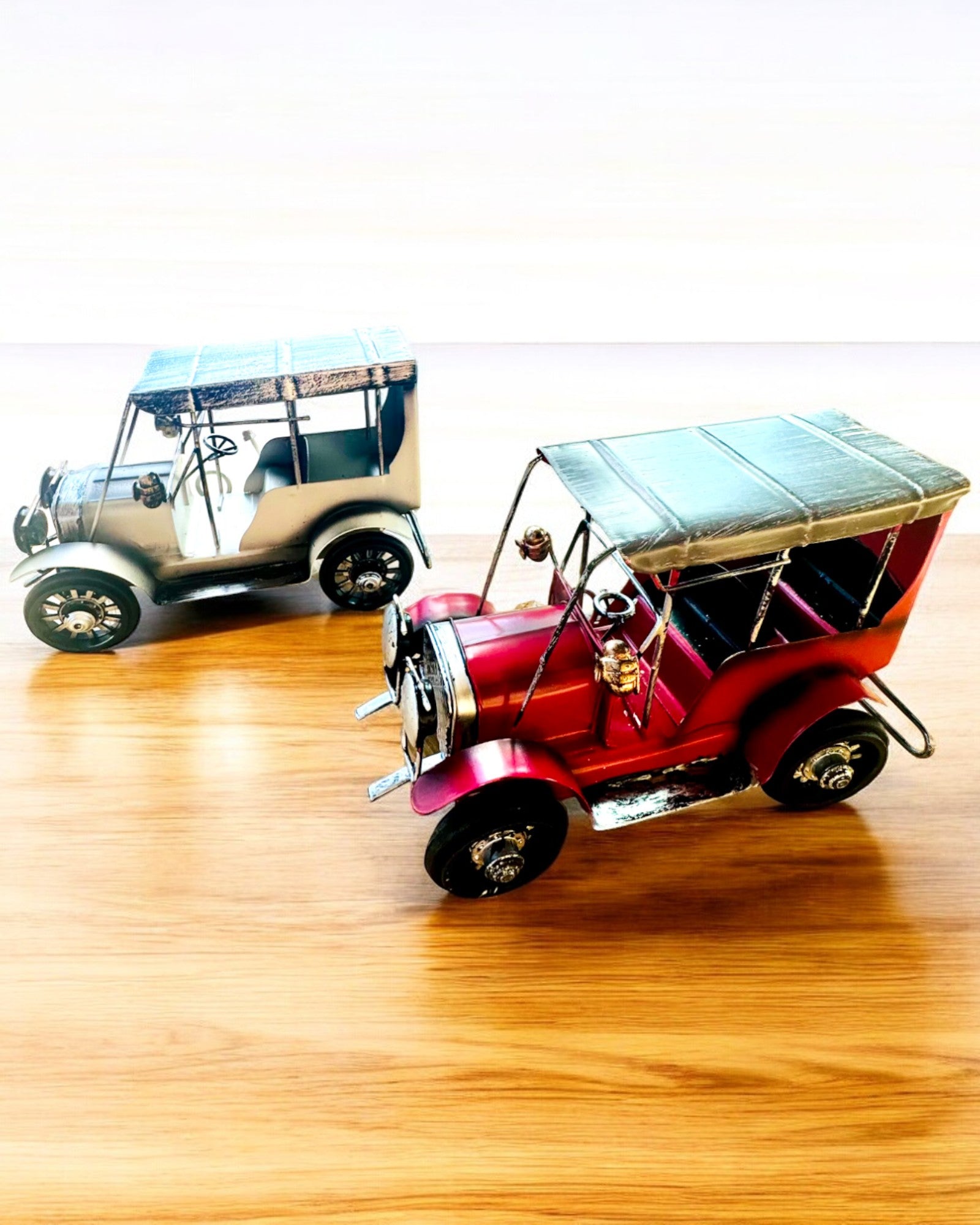 Classic Retro Car Model - Three Variants with Engraving Option for a Gift