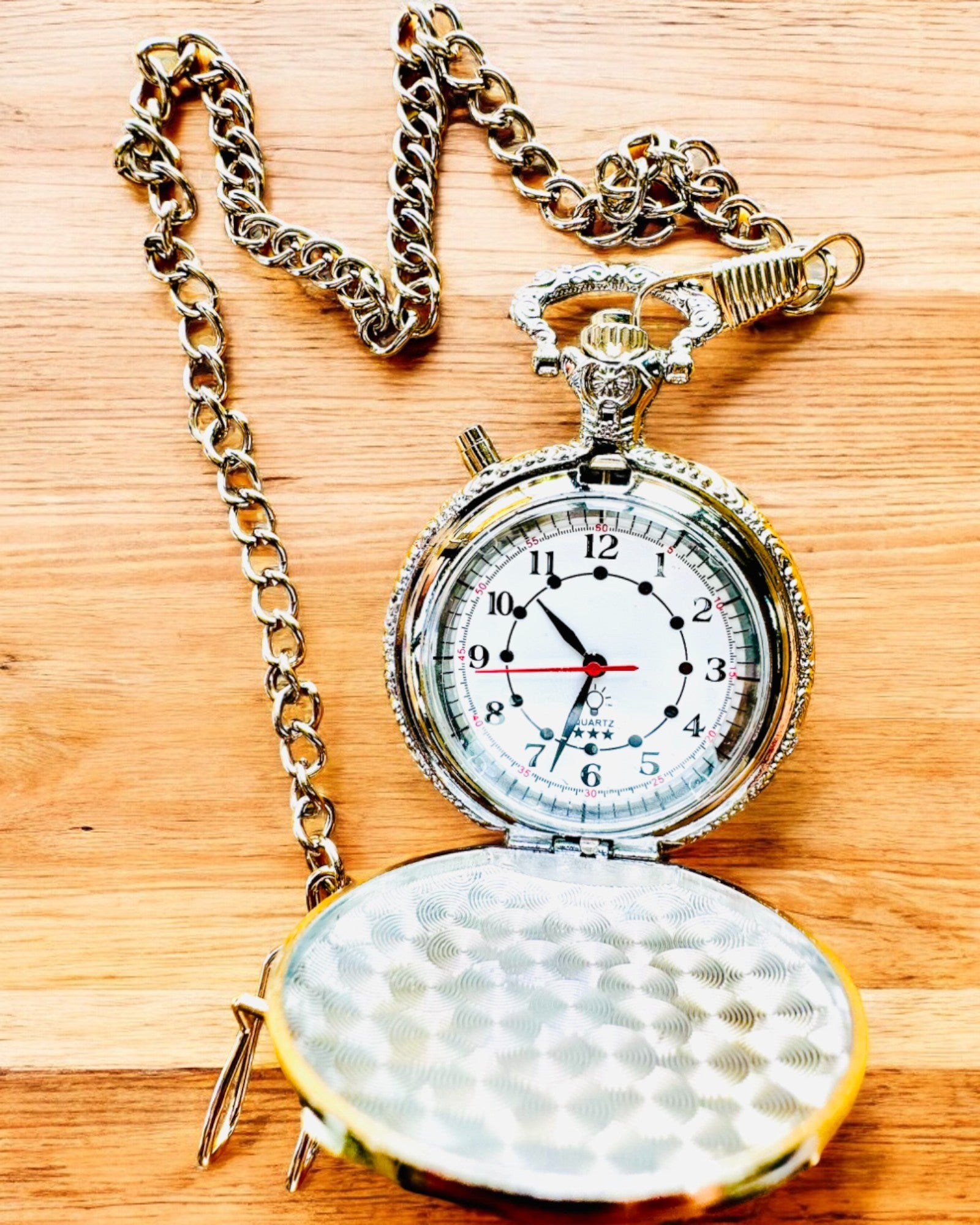 Pocket Watch "Motocyklowy Elegancik 2" – Engraving for a gift, 3 color variants