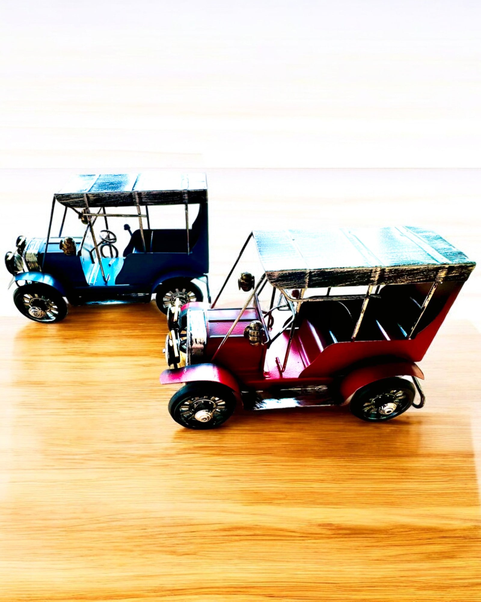 Classic Retro Car Model - Three Variants with Engraving Option for a Gift