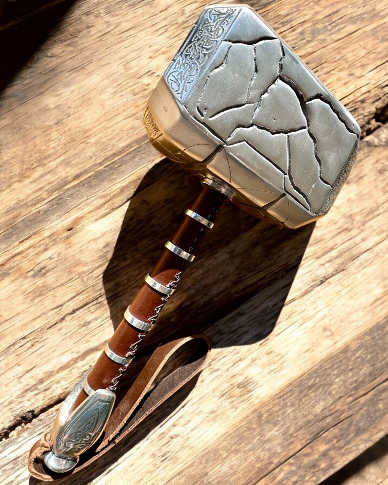 Thor's Hammer "Chief" - Handcrafted Artisan Hammer, personalized with engraving for a gift