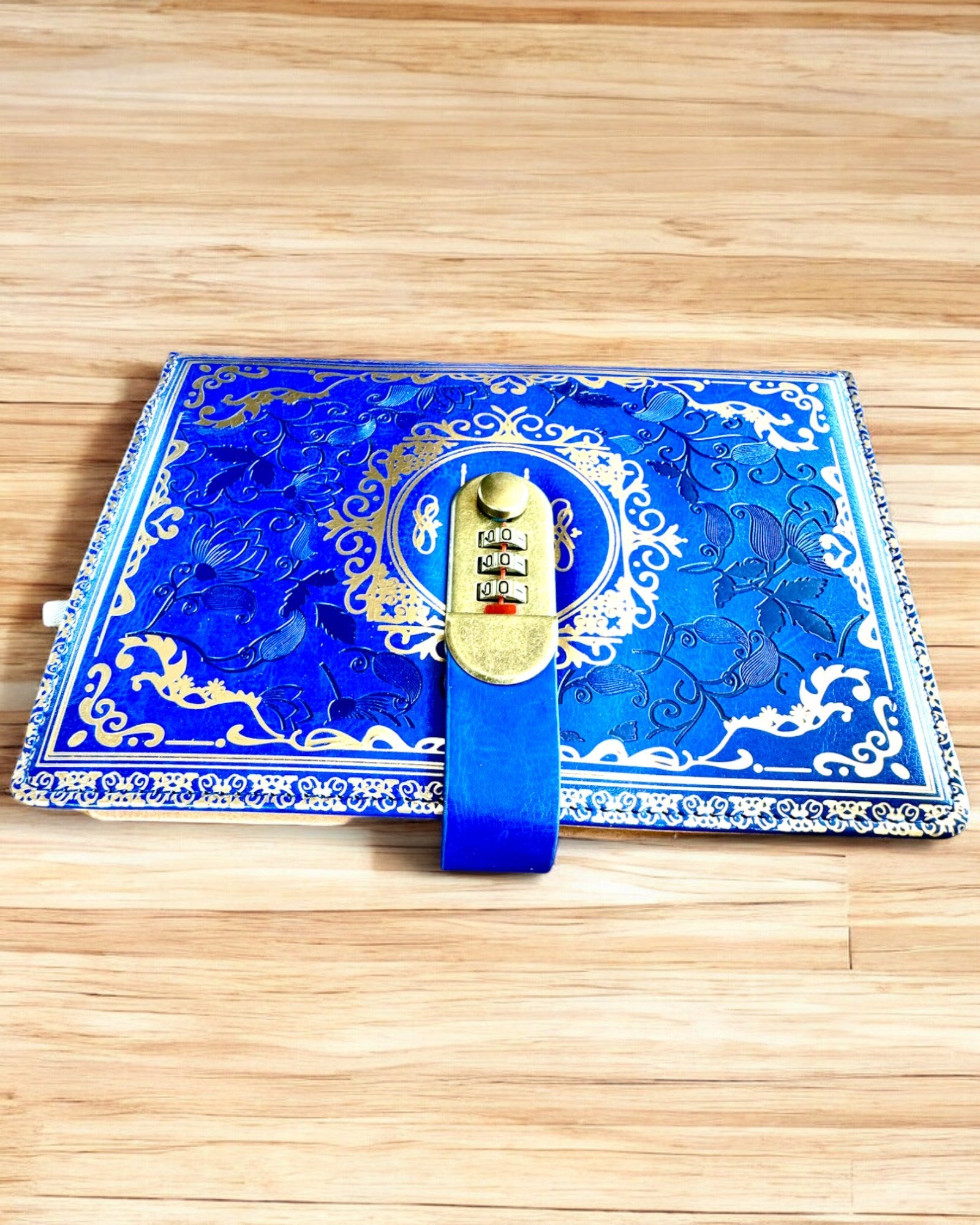 Exclusive Leather Notebook "Sekretnik" A5 with Combination Lock - personalization with engraving