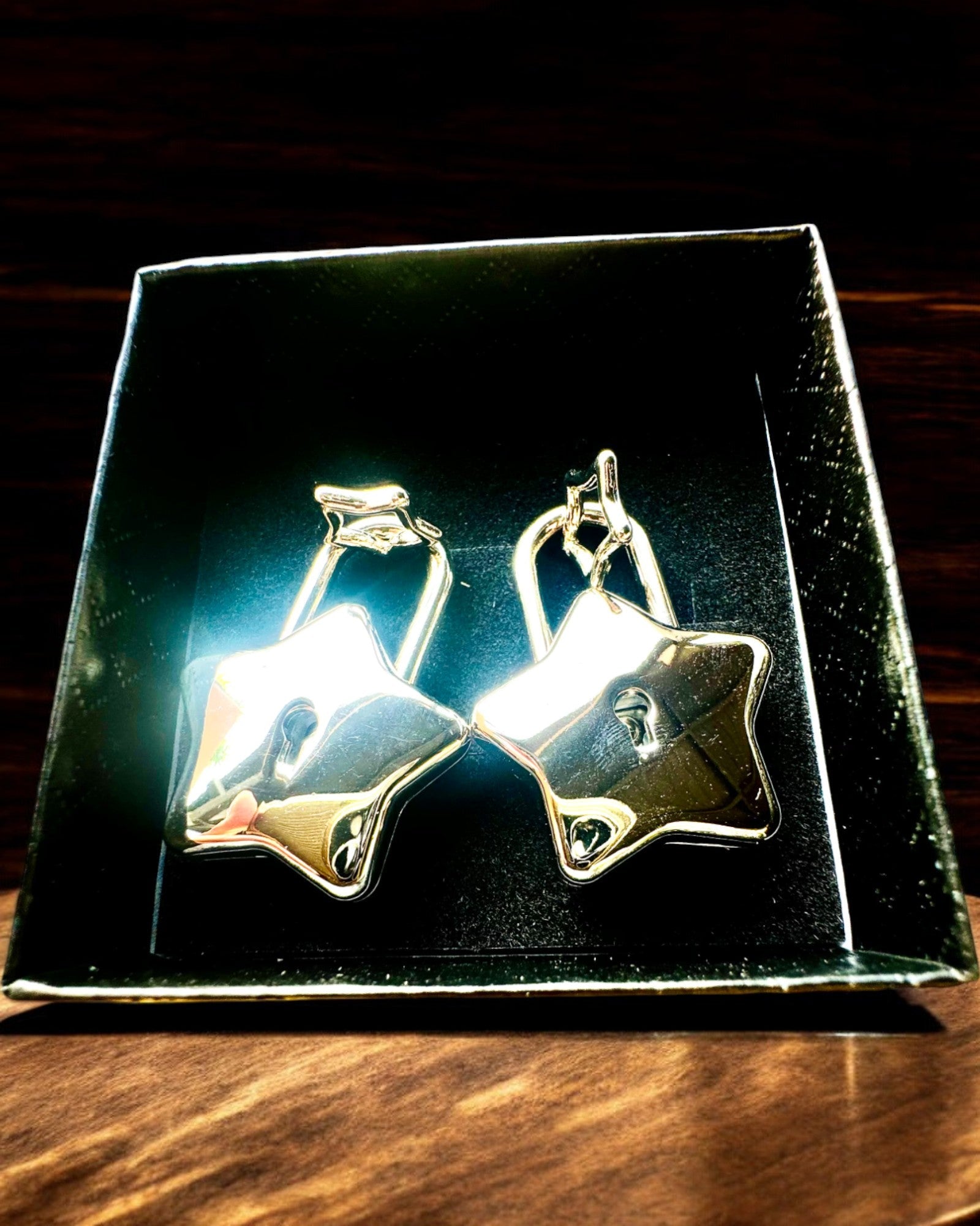 2 Star Mini Padlocks with Engraving – Secure Your Dreams, personalized as a gift, 2 color variants to choose from