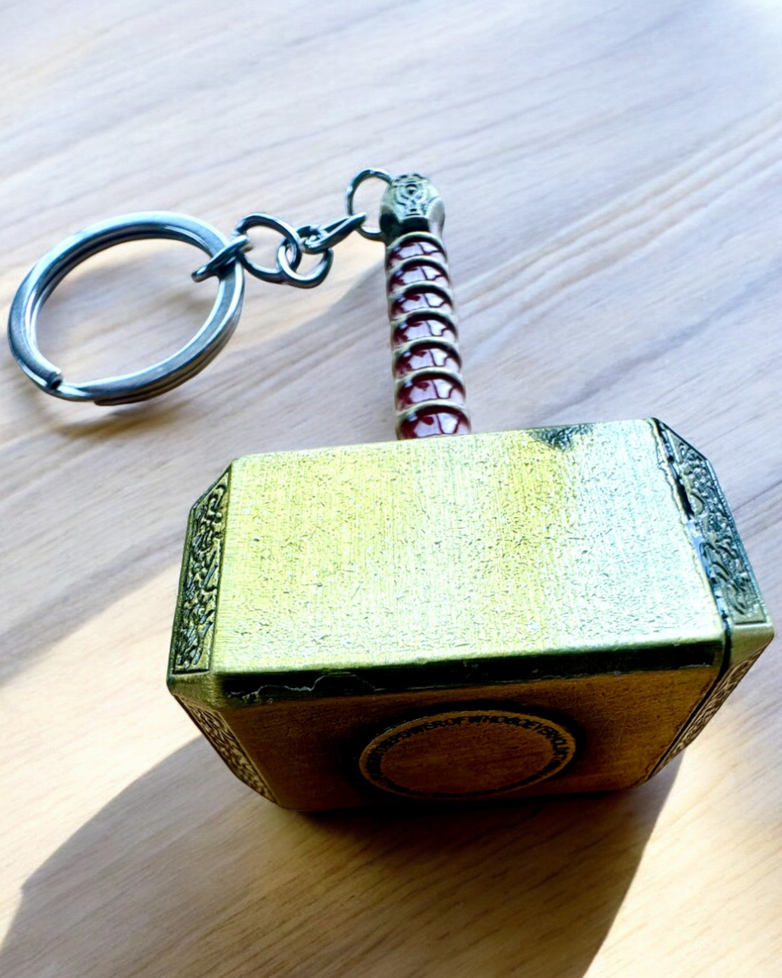 Viking Hammer - Keychain and Bottle Opener in One - Premium, Customizable with Engraving