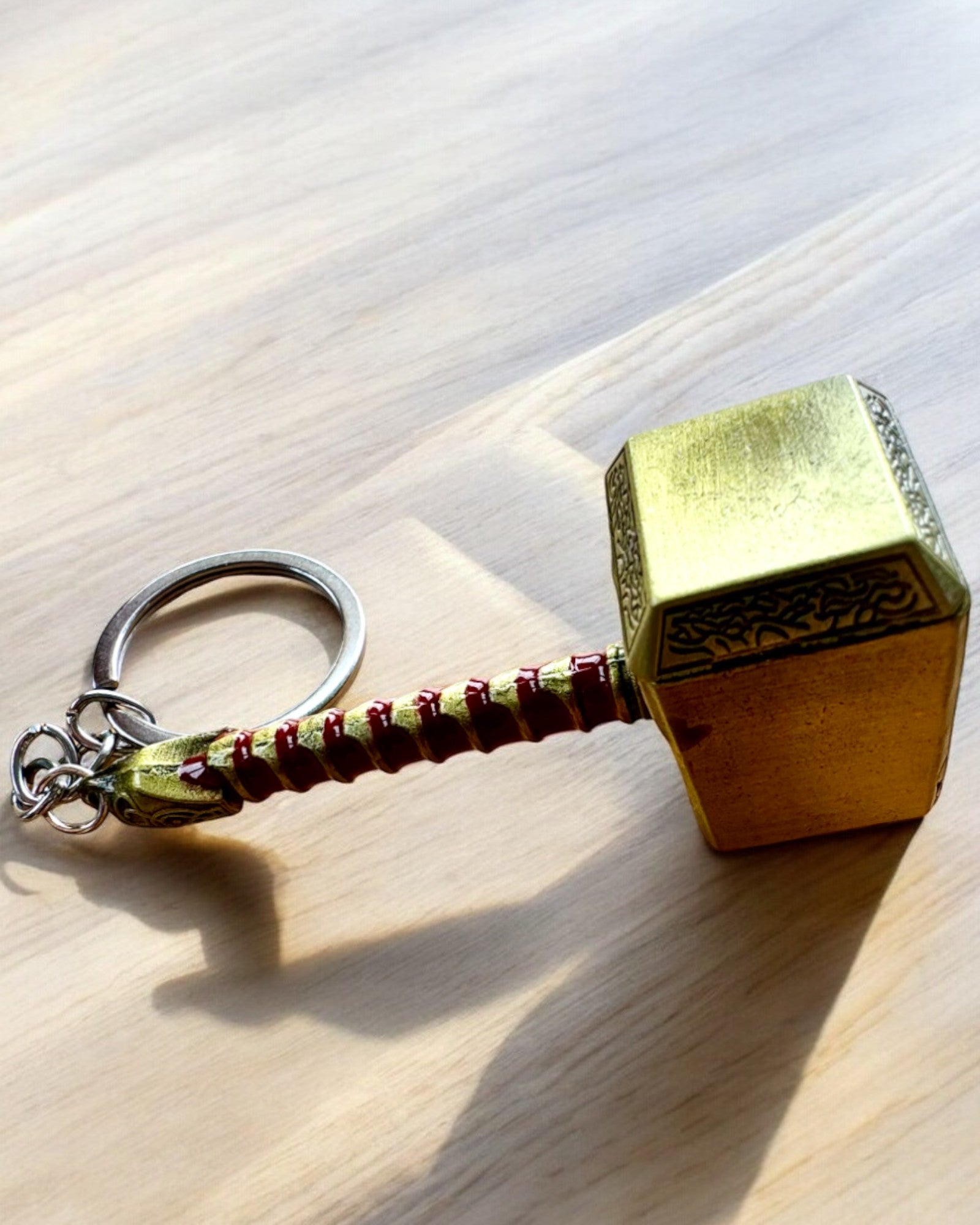 Viking Hammer - Keychain and Bottle Opener in One - Premium, Customizable with Engraving