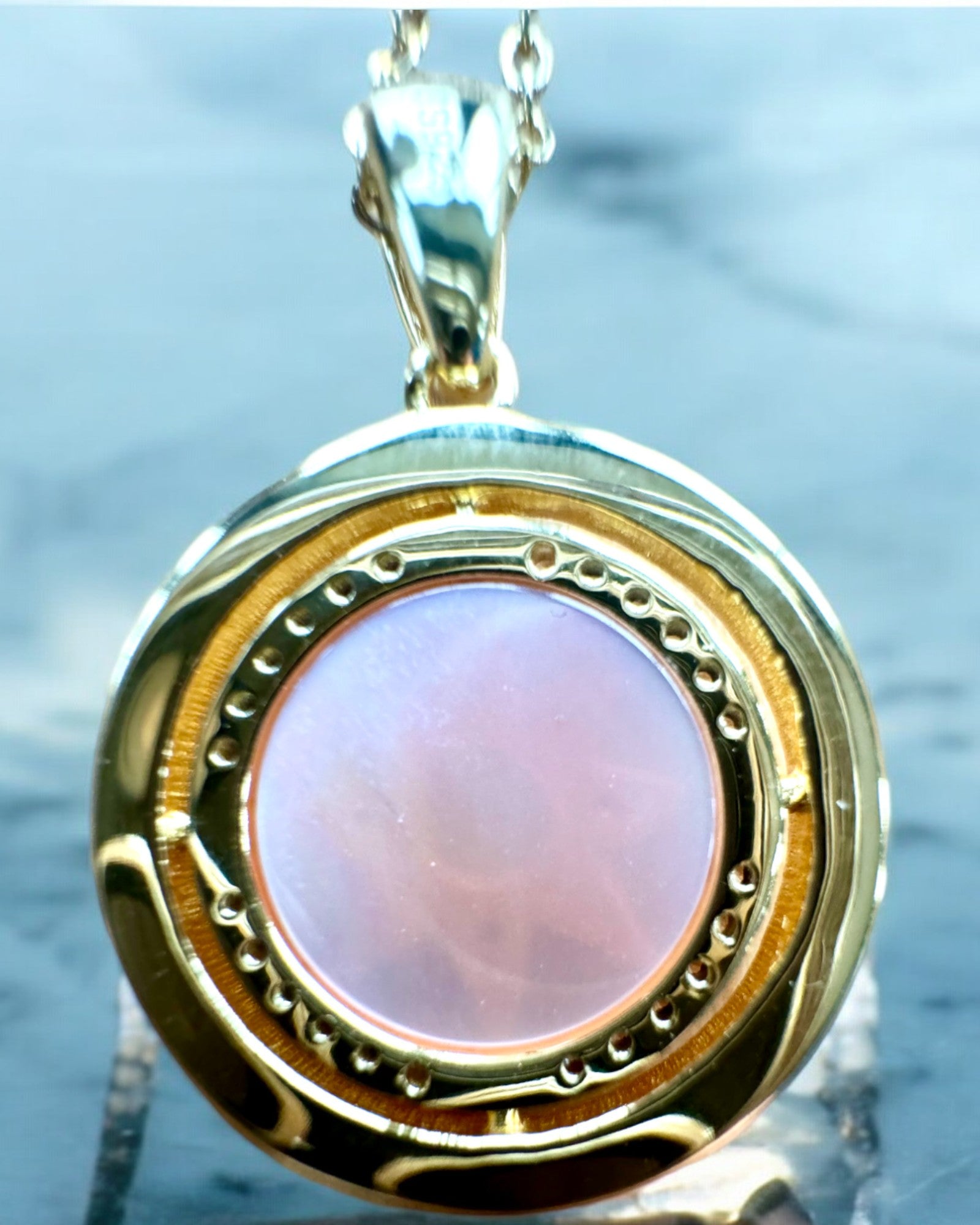 Compass Necklace "Star Direction", customizable with engraving, 2 color variants available