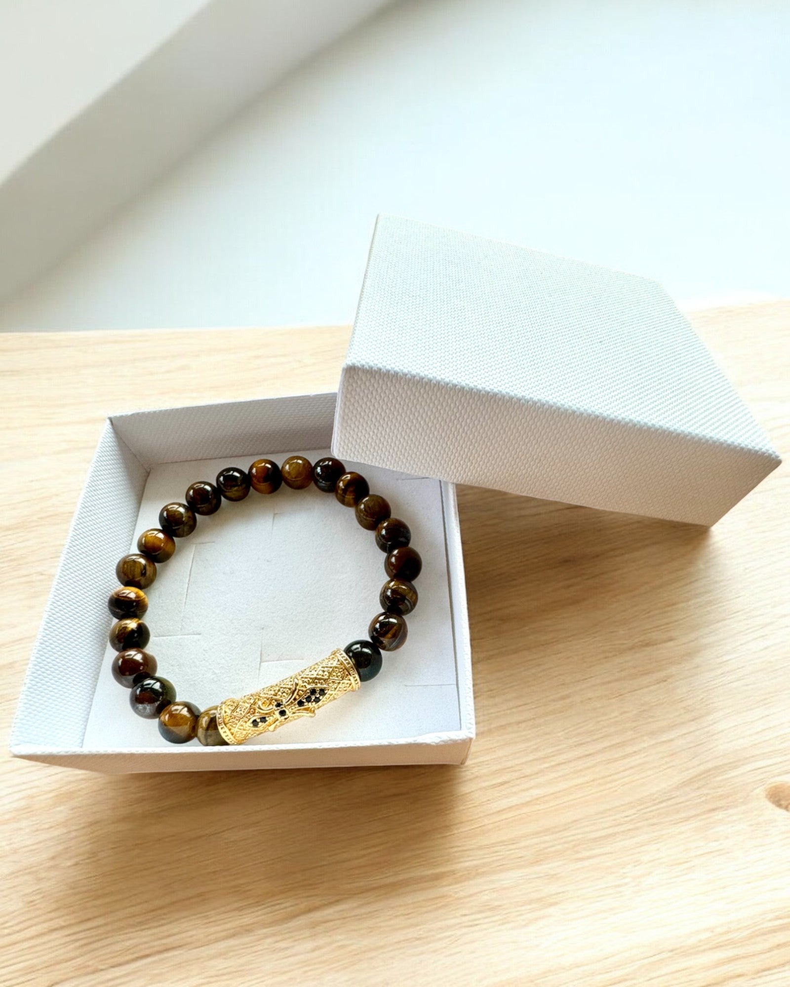 Set of 2 "Golden Eye" Bracelets