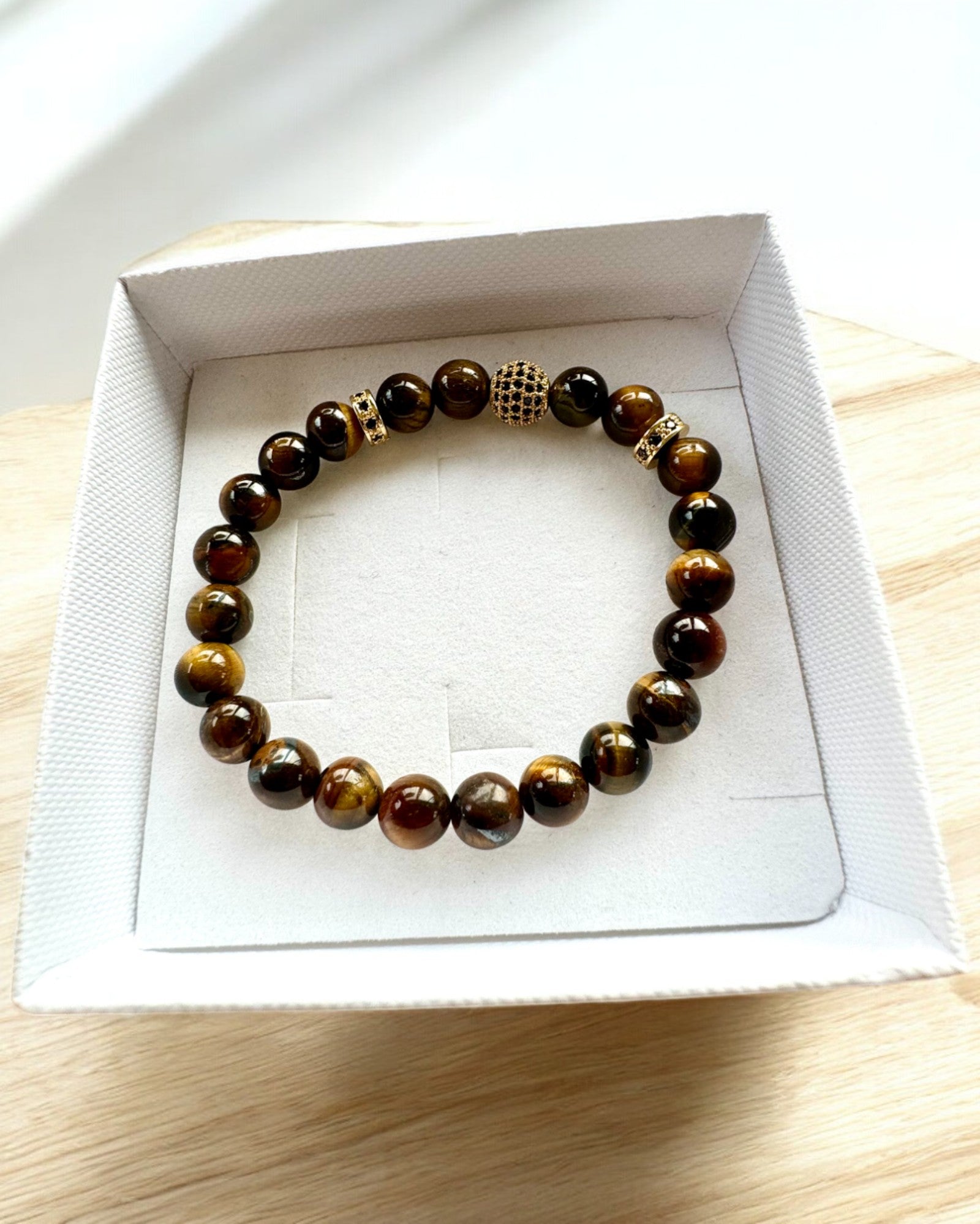 Set of 2 "Golden Eye" Bracelets