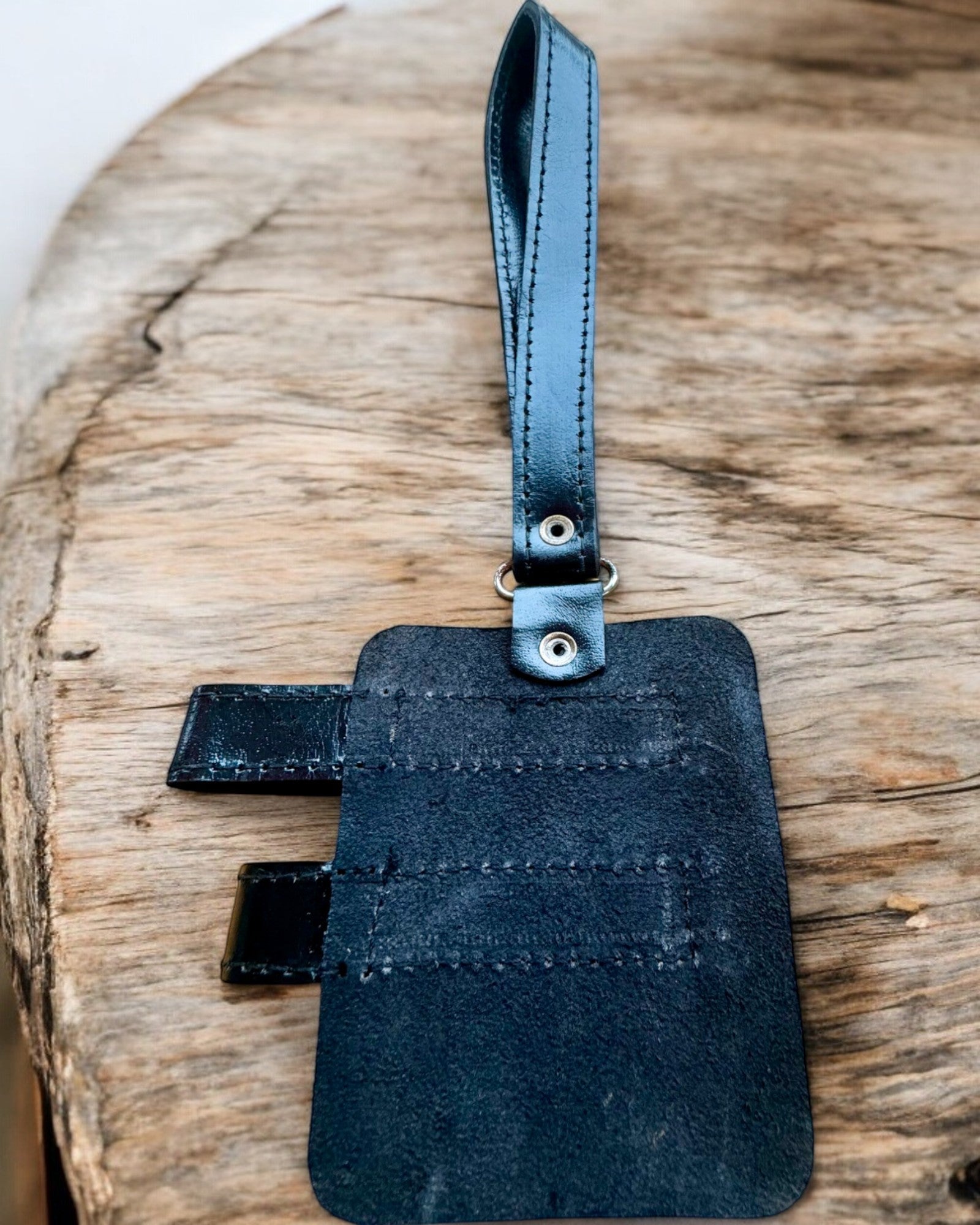 Black Panther Cane Cover with Engraving Option - Handcrafted from Natural Leather