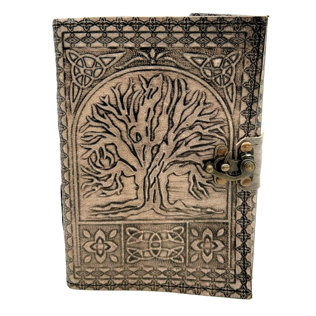 Retro Leather Notebook Tree of Life – 200 Pages 125 GSM - H019