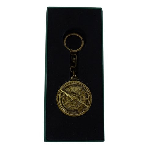Premium brass astrolabe key ring - astronomy gift – H80