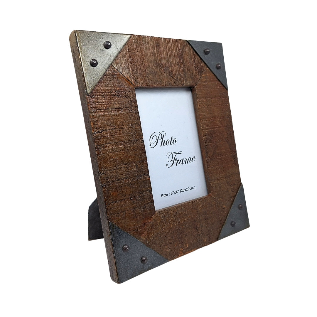 Wooden Photo Frame 10x15 cm Vintage – Mango Wood