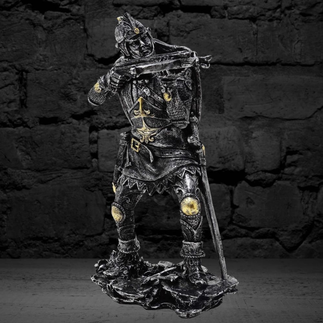 Medieval Knight Figurine with Crossbow 20cm Crossbowman - Retro Gift - MC-23151