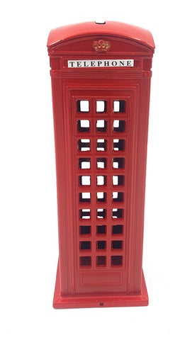 Piggy Bank Decorative Figurine – Telephone Booth - BT