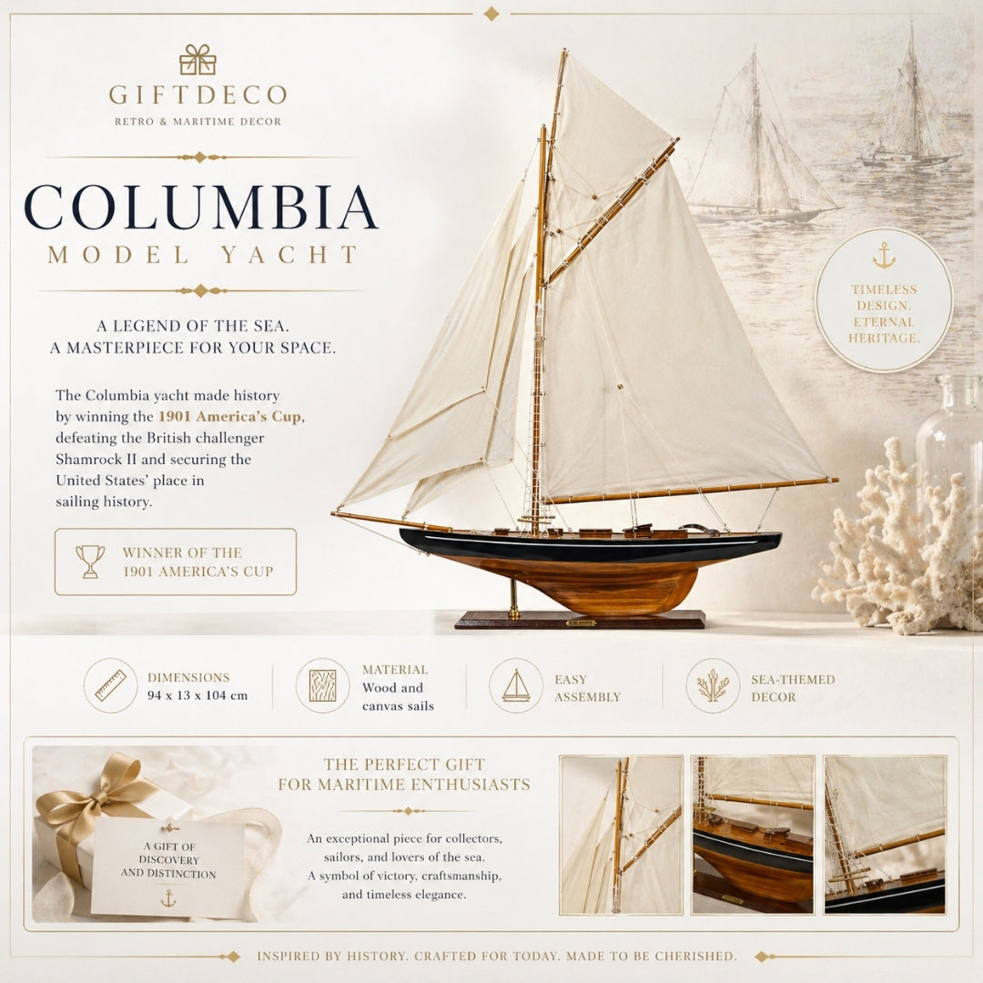 Large Columbia Yacht Model – Height 104cm – COL