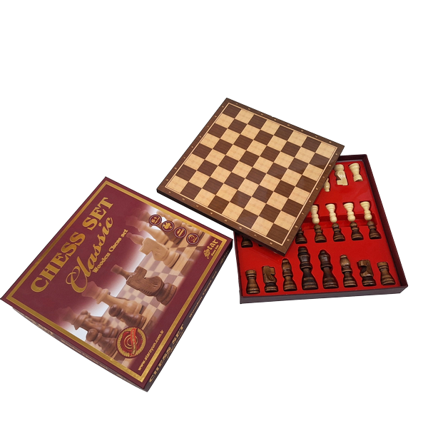 Classic Wooden Chess Set - 27 x 27 cm – 1050743