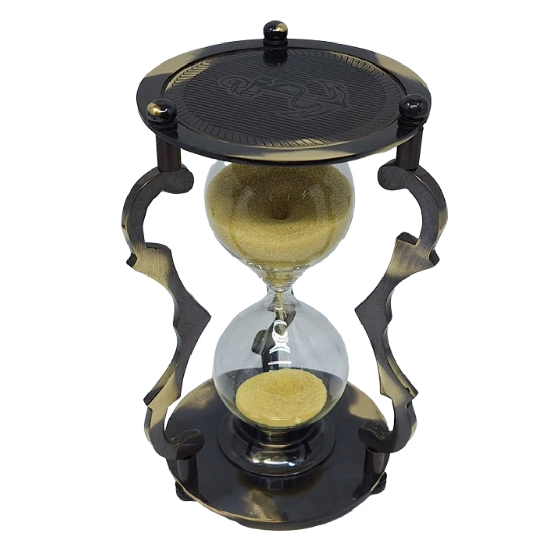 Elegant Decorative Brass Hourglass 5 min - NC2677