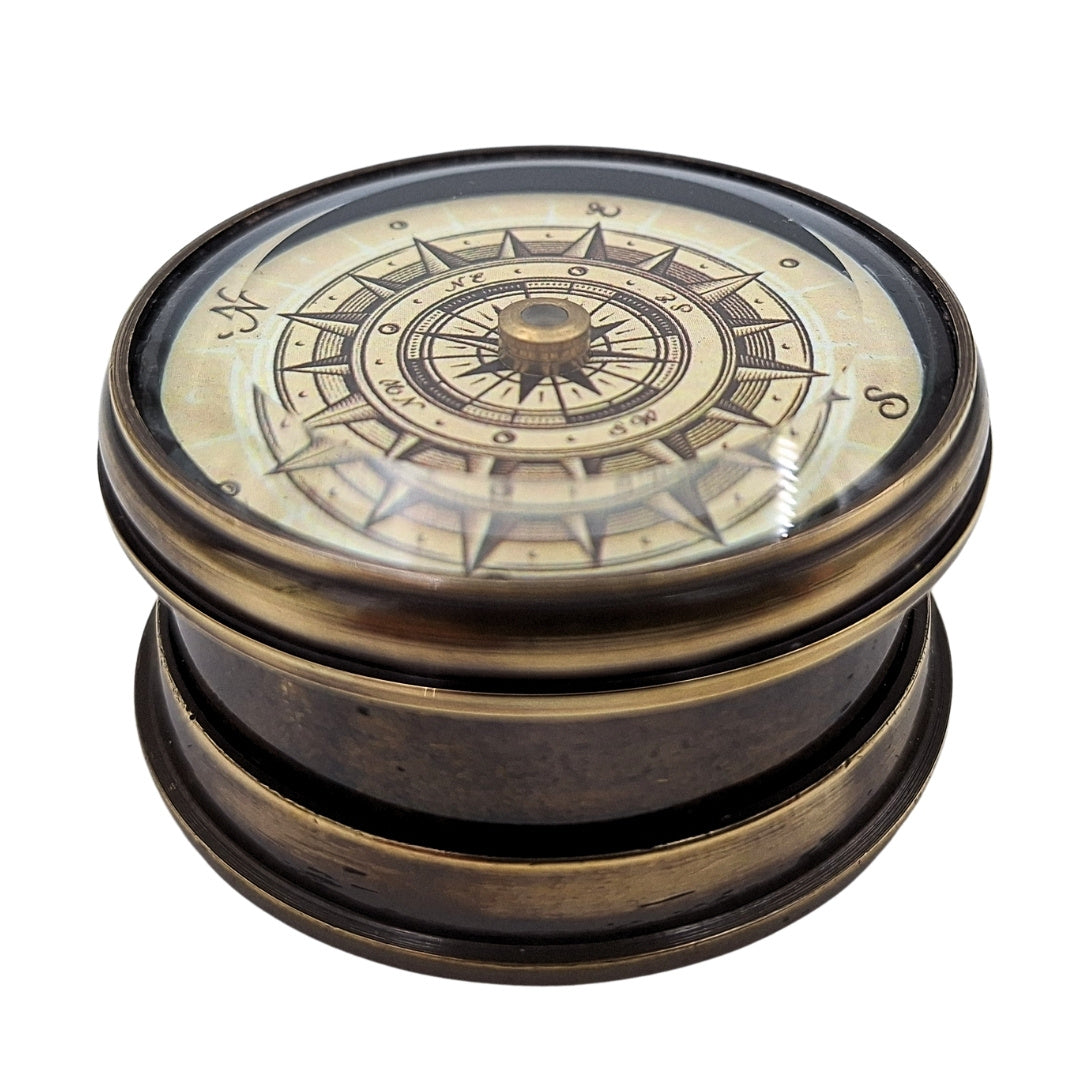 Brass Compass with Floating Dial NC1609