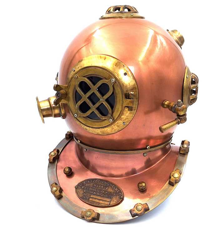 Large Diver's Helmet – Replica - Height 45cm - NI1431