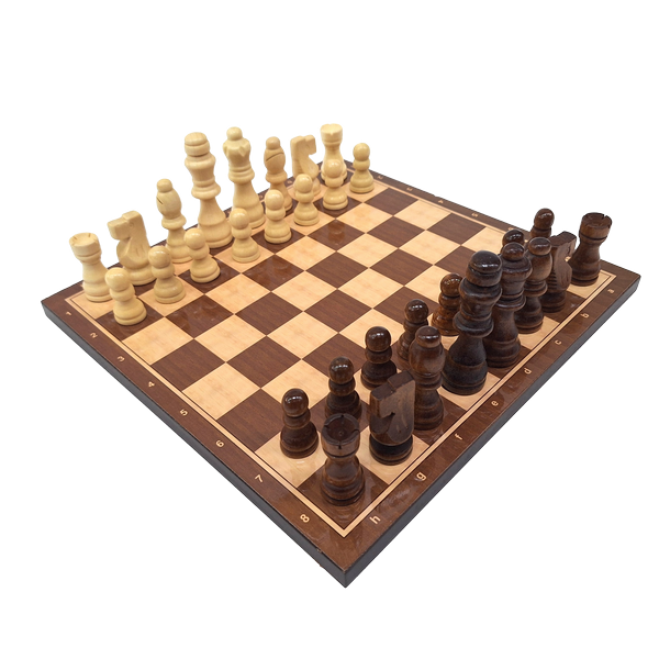 Large Wooden Chess Set 37 x 37 cm – 1050736