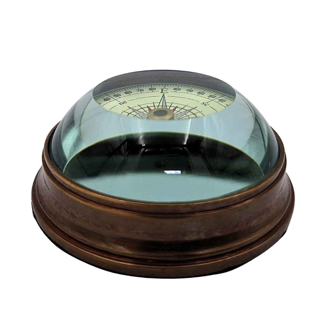 Lensatic Compass - Brass and Glass - NC2119