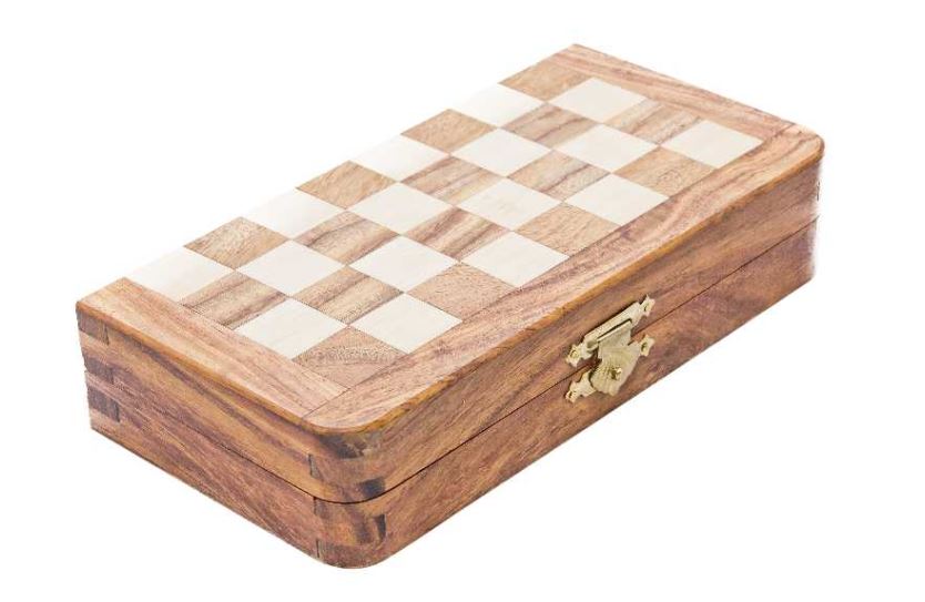 Wooden Magnetic Chess Set - Strategy Game - G201Z