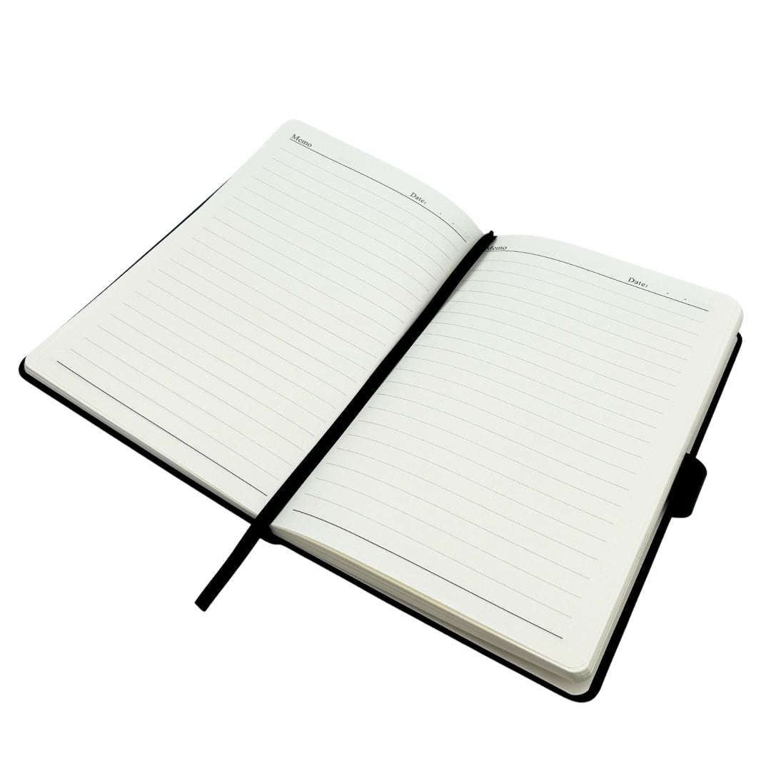 Elegant Gift Set Navy Blue Leather A5 Notebook with Pen in a Gift Box - EE13