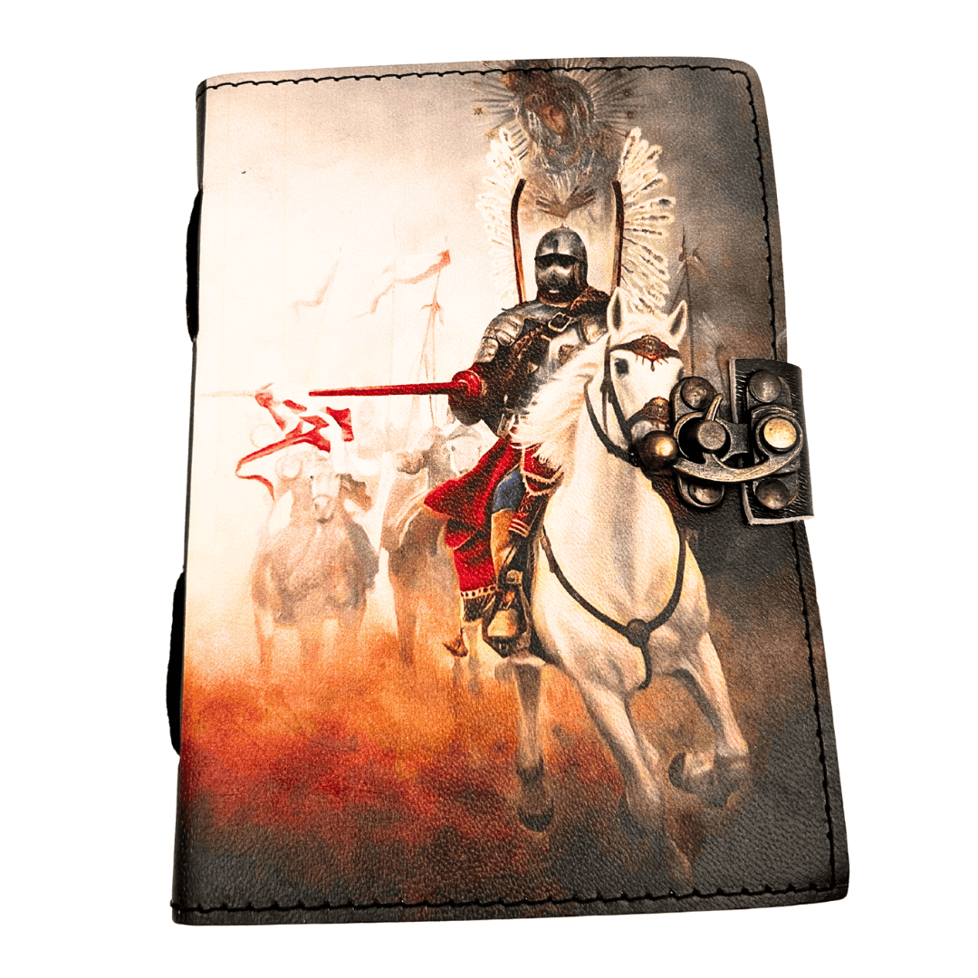 Leather Notebook Hussars Patriotic Diary - 200 pages - AH14