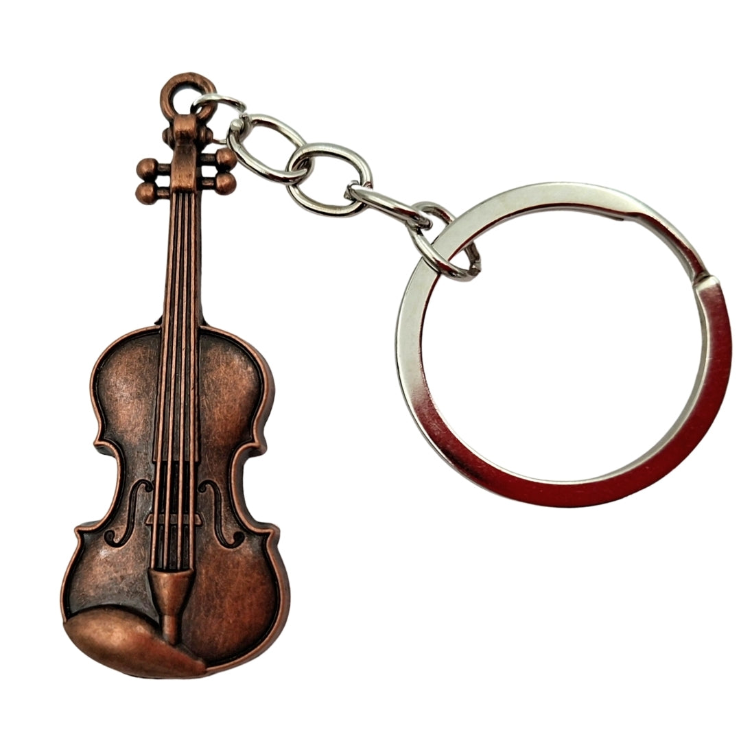 Musical Metal Keychain Violin MKT-0145