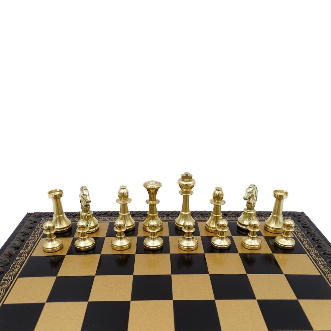 Exclusive Brass Italfama Chess Set 28x28 cm – N001