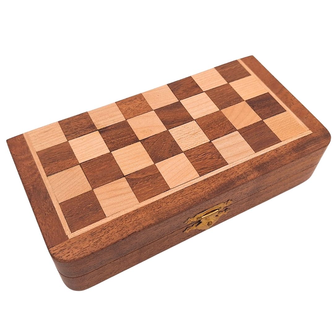 Wooden Magnetic Chess Set - Strategy Game - G201Z