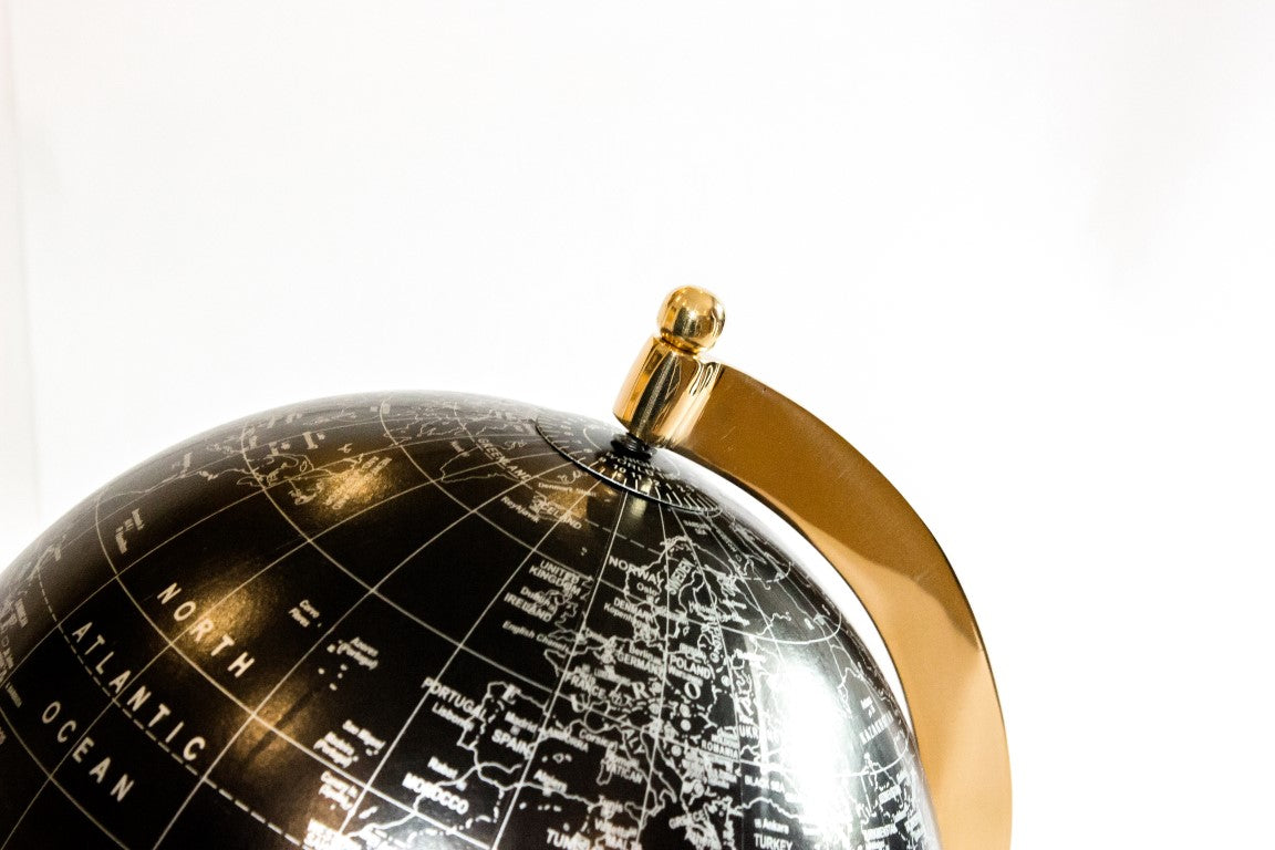 Decorative Globe Black & Gold – MMG004S