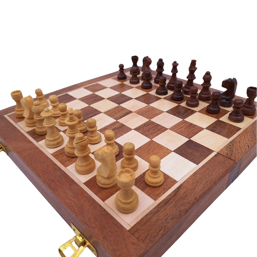 Wooden Magnetic Chess Set 30x30cm Folding - G614