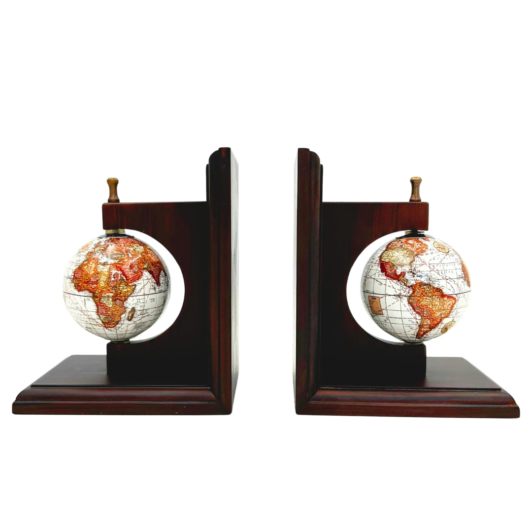 Bookend Book Supports Globes - Gift for a Traveler - NC2677C