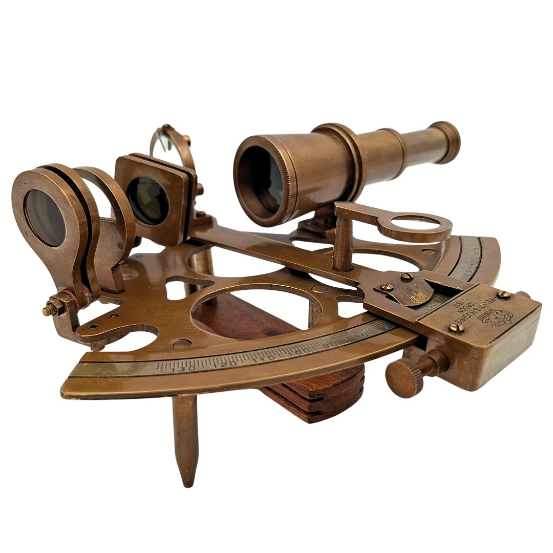 Large Brass Sextant – Gift for a Sailor - NSHB
