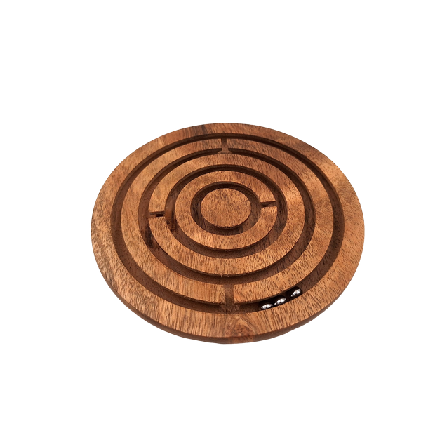 Wooden Logic and Dexterity Game, Balls in a Maze - DNU-005