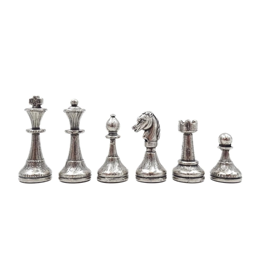 Exclusive Metal Italfama Chess Set 28x28 cm – N035