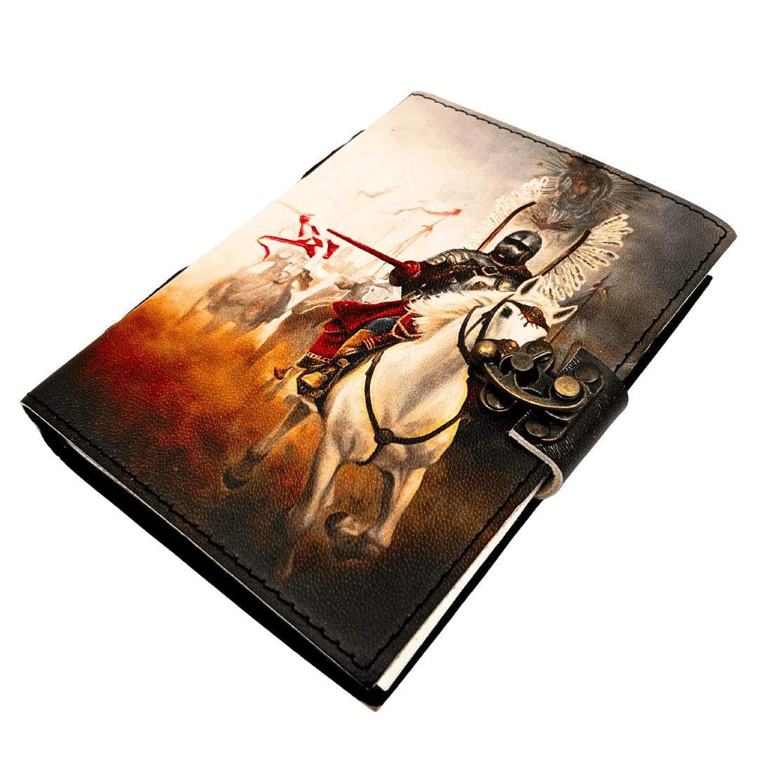 Leather Notebook Hussars Patriotic Diary - 200 pages - AH14