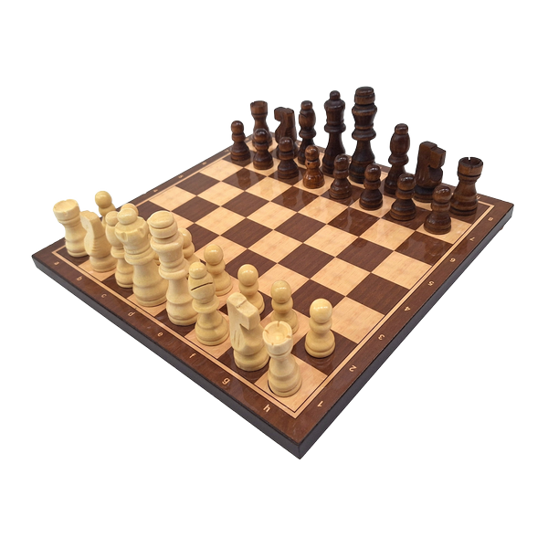 Large Wooden Chess Set 37 x 37 cm – 1050736