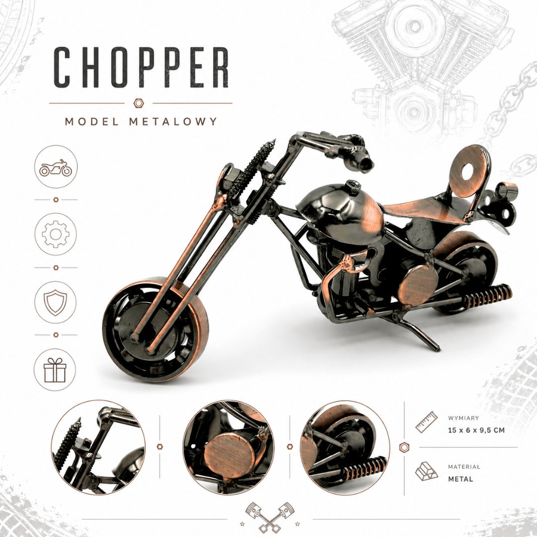 Metal Chopper Motorcycle Model - M33