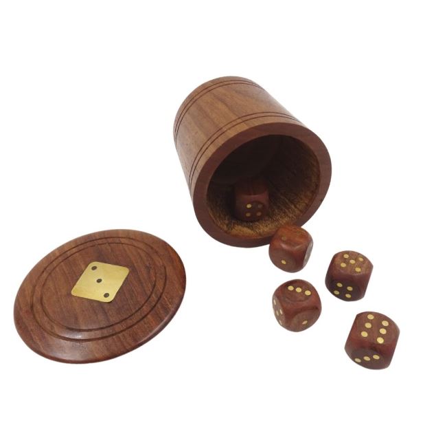 Wooden Dice in a Barrel – G150JZ