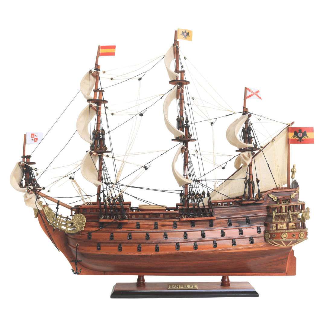 Exclusive San Felipe sailing ship model - SF4, with the option of personalization by engraving