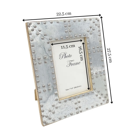 Wooden Photo Frame Silver - 30159 - photo size 18x13cm