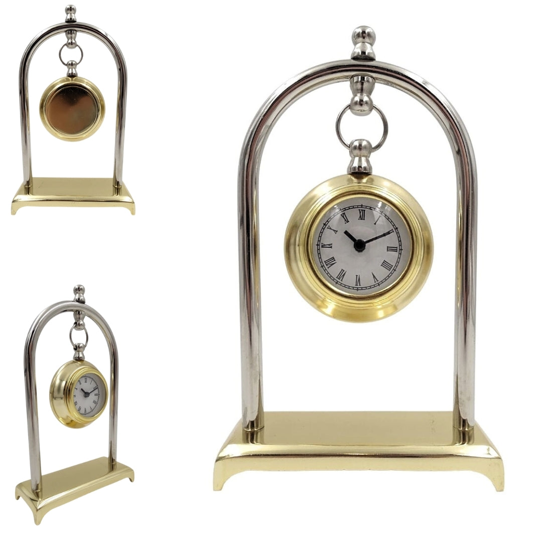 Vintage retro mantel clock – decorative desk clock - M02