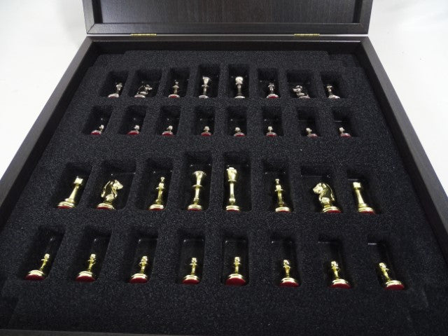 Exclusive brass chess set 28x28cm - Staunton - S32BLA