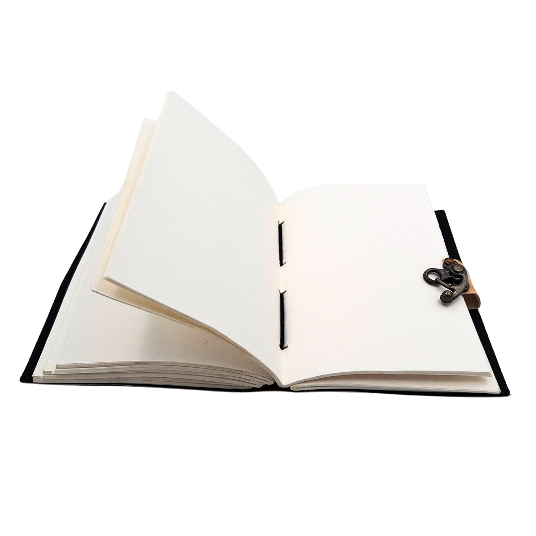 Retro Nautical Leather Notebook with Sailing Ship - Gift for a Sailor – AH11
