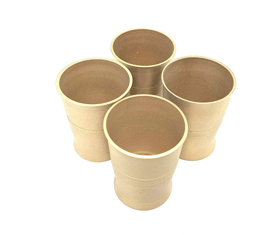Set of 4 Glasses - Brass, Matte – SEK