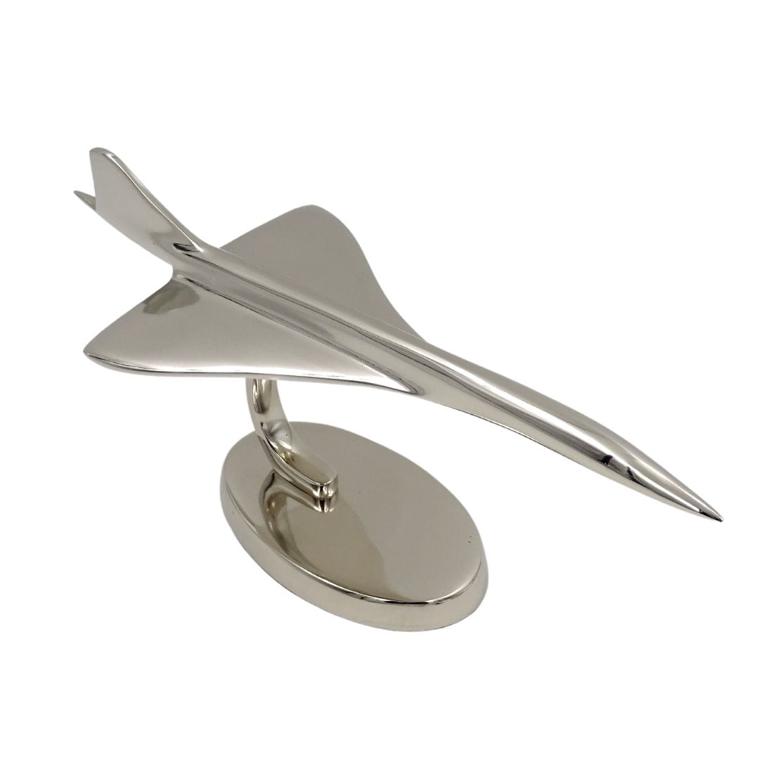 Metal Concorde airplane model - aviation icon - CON