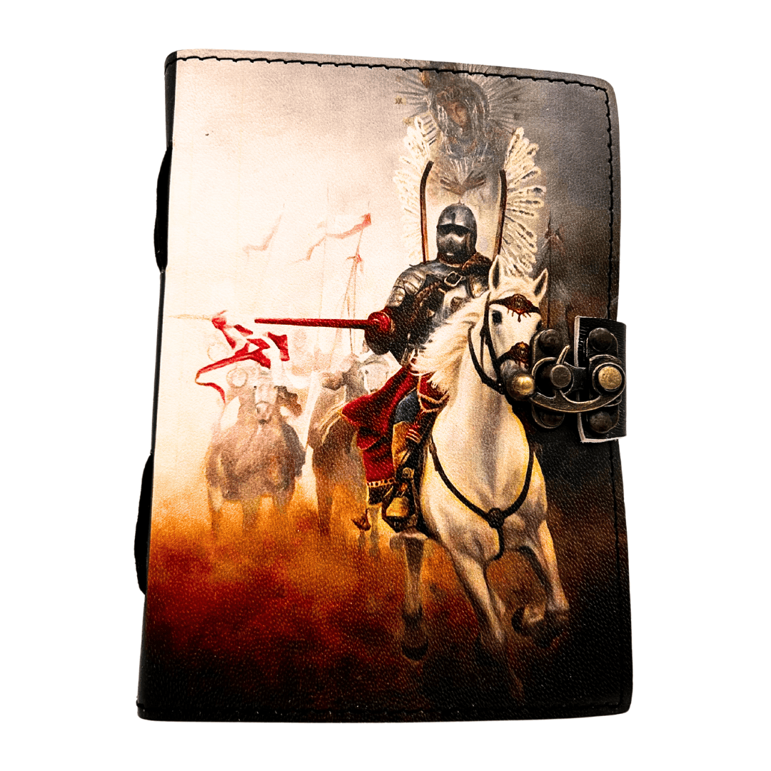 Leather Notebook Hussars Patriotic Diary - 200 pages - AH14